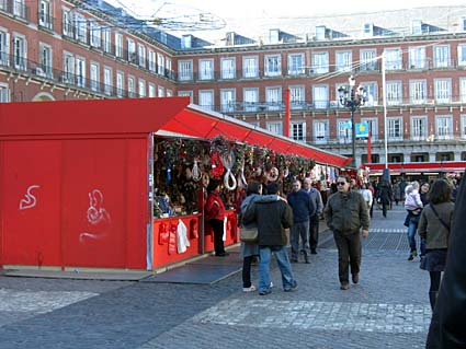 Plaza Mayor, Madrid, 2008-12-25, kl 12.50